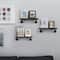 NEX™ Black Industrial Pipe Wall Shelf Brackets, 4ct.